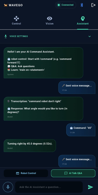 Interactive chat interface